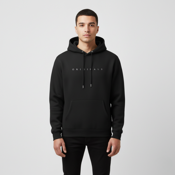 Aaron | Men’s Pullover Hoodie Black