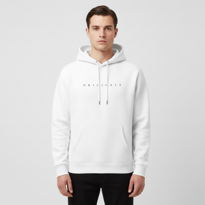 Aaron | Men’s Pullover Hoodie White