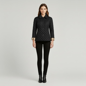 Alexandra | Women’s Quilted Winter Jacket Black