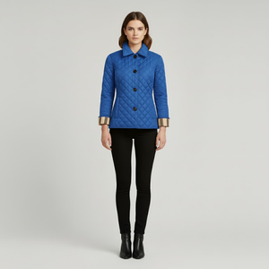 Alexandra | Women’s Quilted Winter Jacket Blue