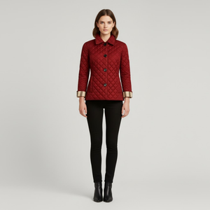 Alexandra | Women’s Quilted Winter Jacket Red