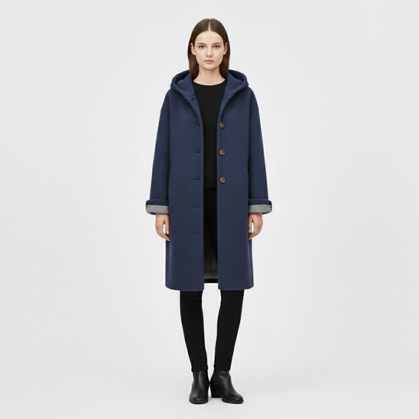 Alice | Women’s Heavy Winter Coat Blue