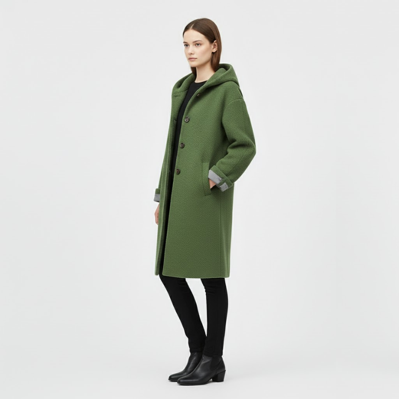 Alice | Women’s Heavy Winter Coat Green