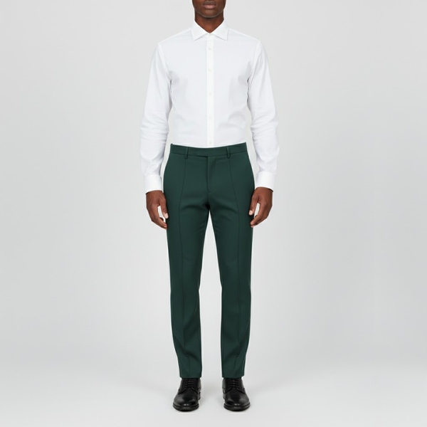 Arlo | Men’s Casual Elegance Trousers Green