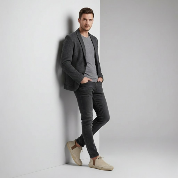 Benjamin | Men’s Comfort Orthopaedic Shoes Khaki