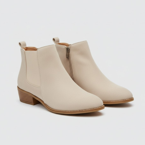 Bethany | Women’s Ankle Boots Beige