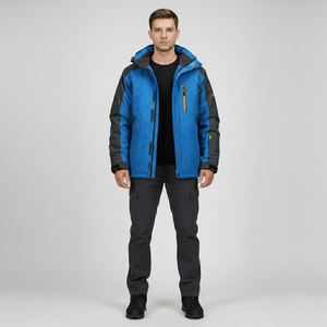 Connor | Men’s Premium Waterproof Winter Jacket Blue