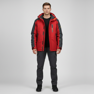 Connor | Men’s Premium Waterproof Winter Jacket Red