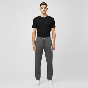 David | Men’s Smart Casual Pants Dark Grey