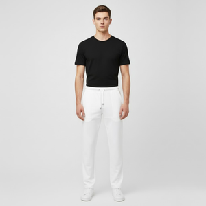 David | Men’s Smart Casual Pants White