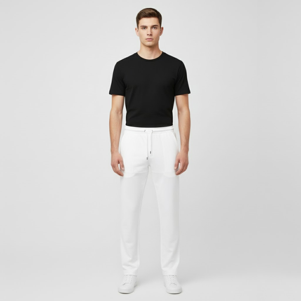 David | Men’s Smart Casual Pants White