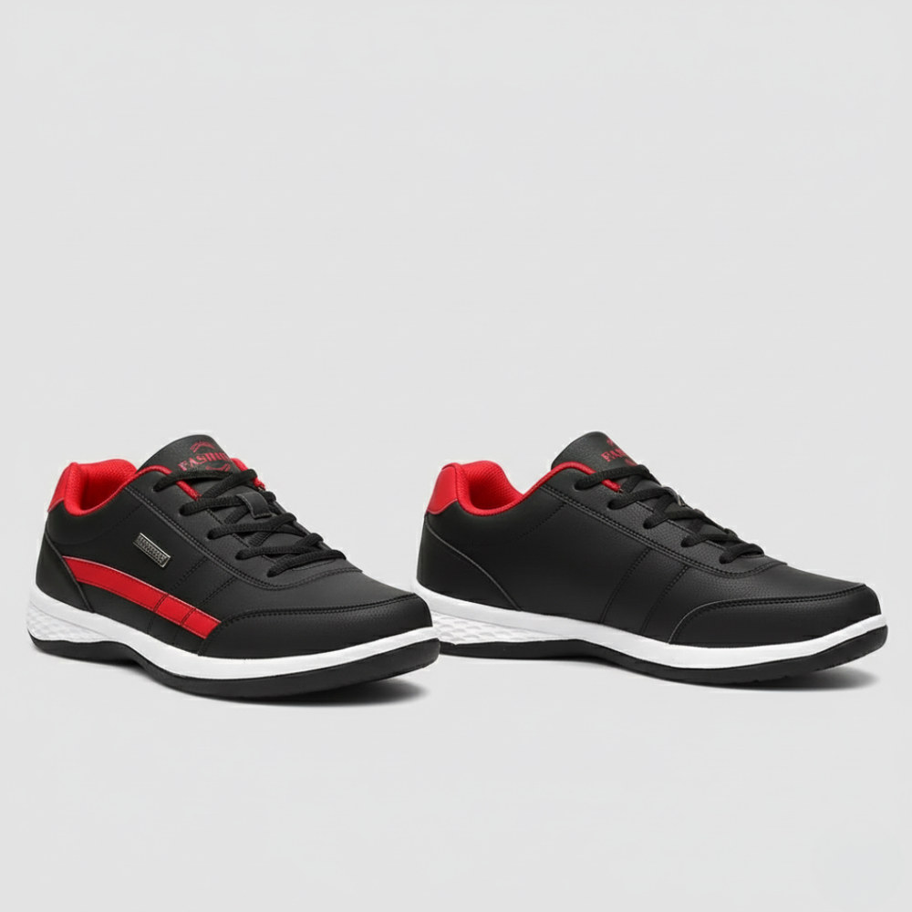 Dominic | Men’s Orthopaedic Walking Trainers Black