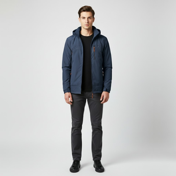 Dylan | Men’s Waterproof & Windproof Outdoor Jacket Dark Blue