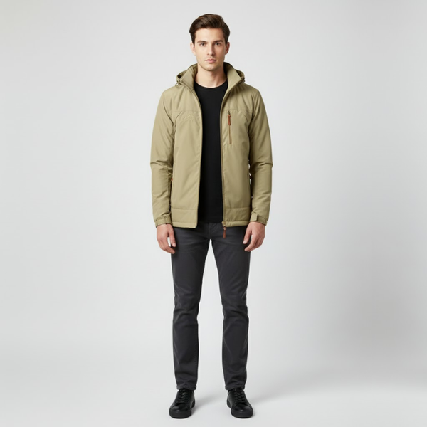 Dylan | Men’s Waterproof & Windproof Outdoor Jacket Khaki
