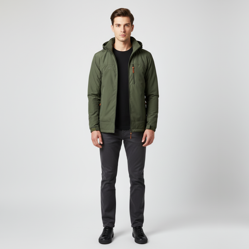 Dylan | Men’s Waterproof & Windproof Outdoor Jacket Light Green