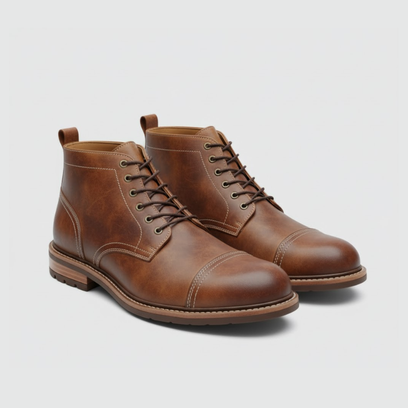 Edward | Men’s Retro Comfort Shoes Brown