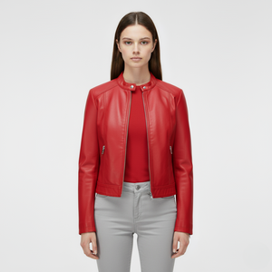 Eleanor | Women’s Long Sleeve Jacket Red