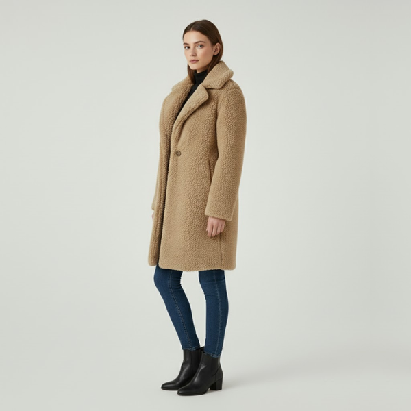Eliza | Women's Longline Teddy Coat