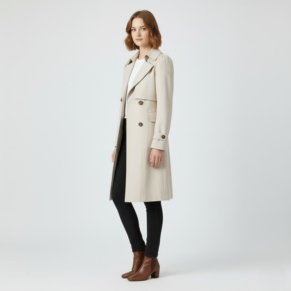 Emily | Women's Trench Coat Beige