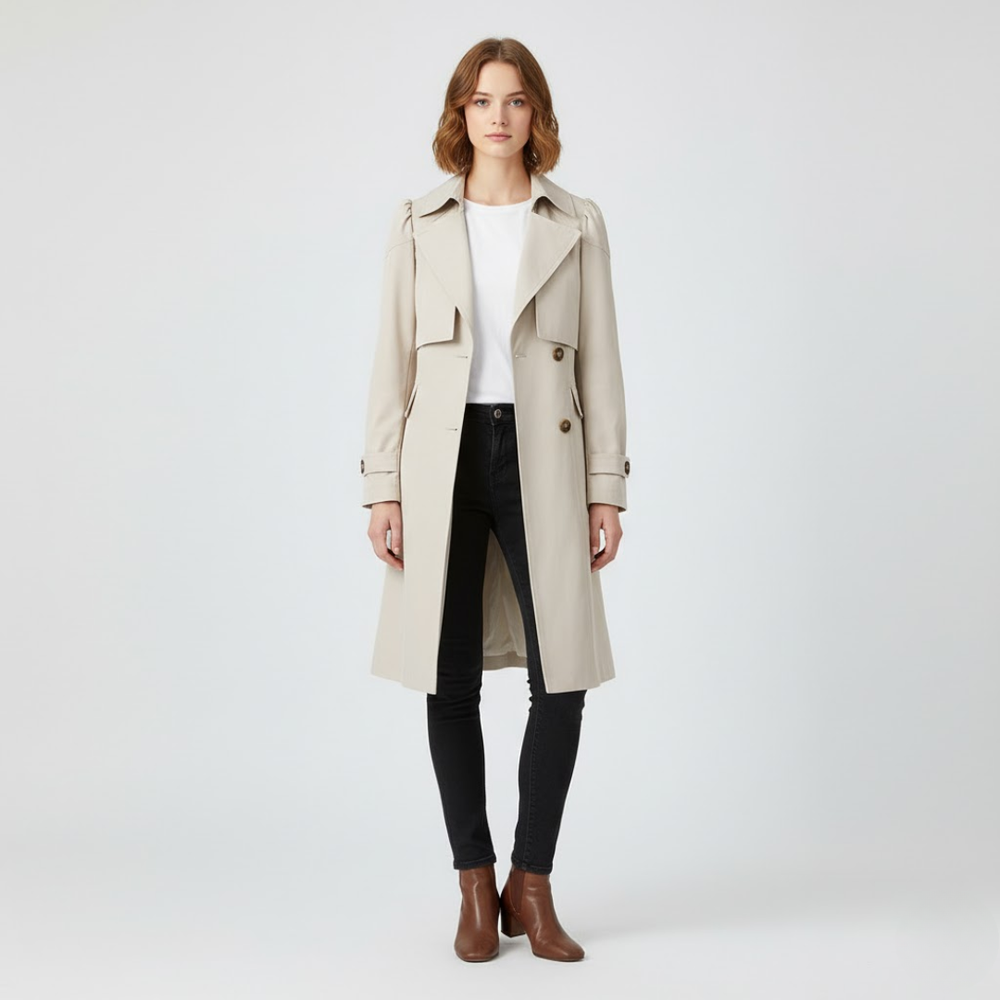 Emily | Women's Trench Coat Beige