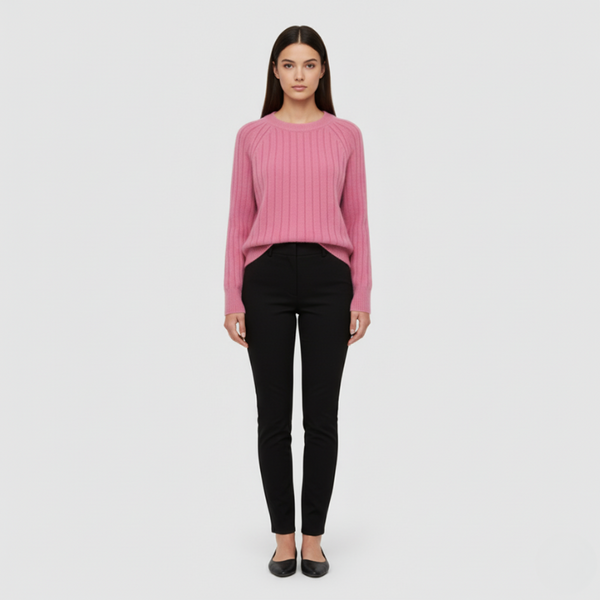 Erin | Women's Knit Jumper Pullover Pink