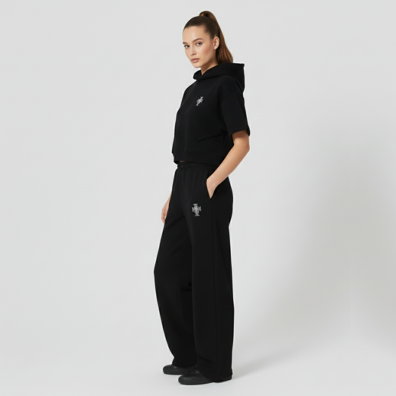 Evan | Unisex Tracksuit Set Black