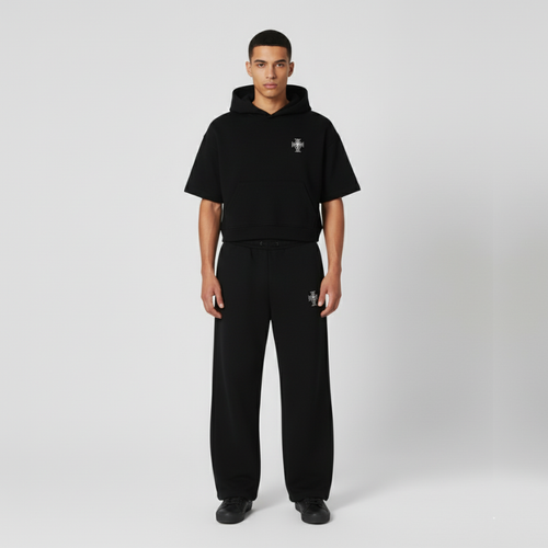 Evan | Unisex Tracksuit Set Black