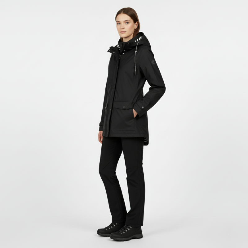 Faith | Women's 3-in-1 Waterproof Hiking Jacket Black
