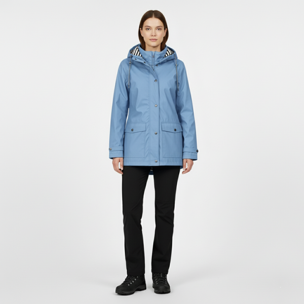Faith | Women's 3-in-1 Waterproof Hiking Jacket Light Blue