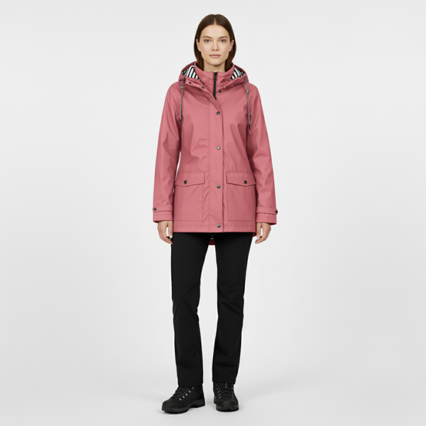 Faith | Women's 3-in-1 Waterproof Hiking Jacket Pink