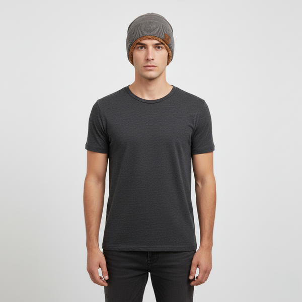 Finn | Men’s Winter Beanie Hat Grey