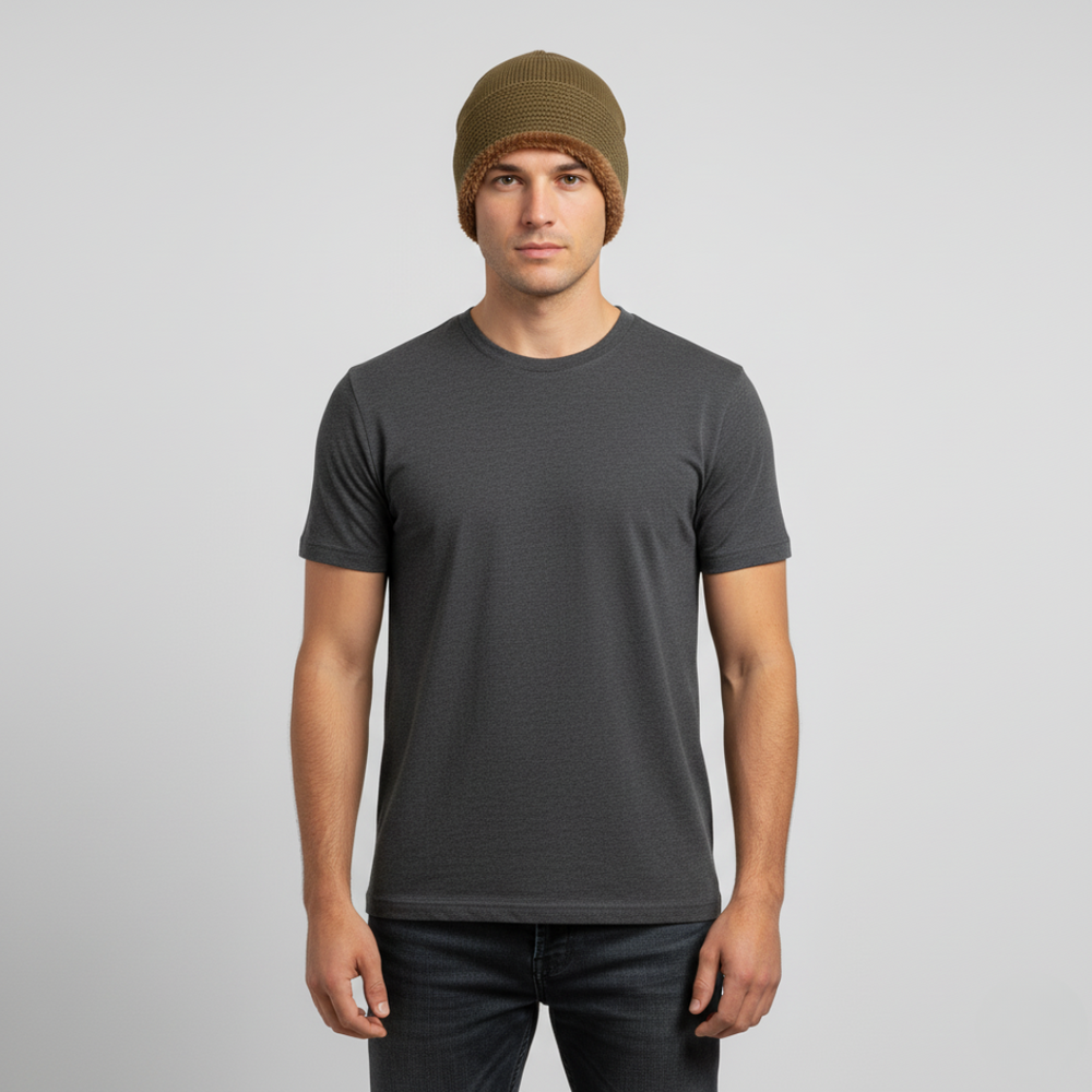 Finn | Men’s Winter Beanie Hat Khaki