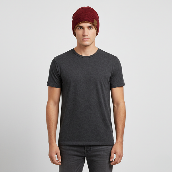 Finn | Men’s Winter Beanie Hat Red