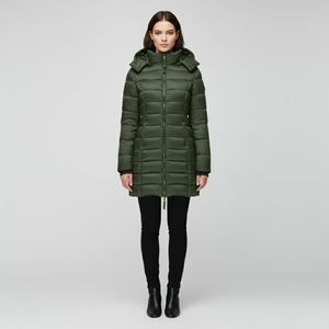Flora | Women’s Ultra-Cozy Down Jacket Green