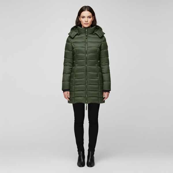 Flora | Women’s Ultra-Cozy Down Jacket Green