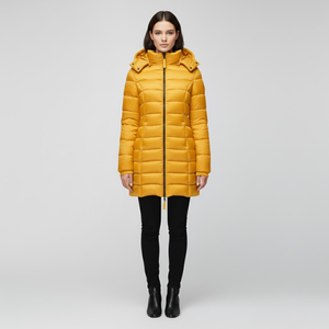 Flora | Women’s Ultra-Cozy Down Jacket Yellow
