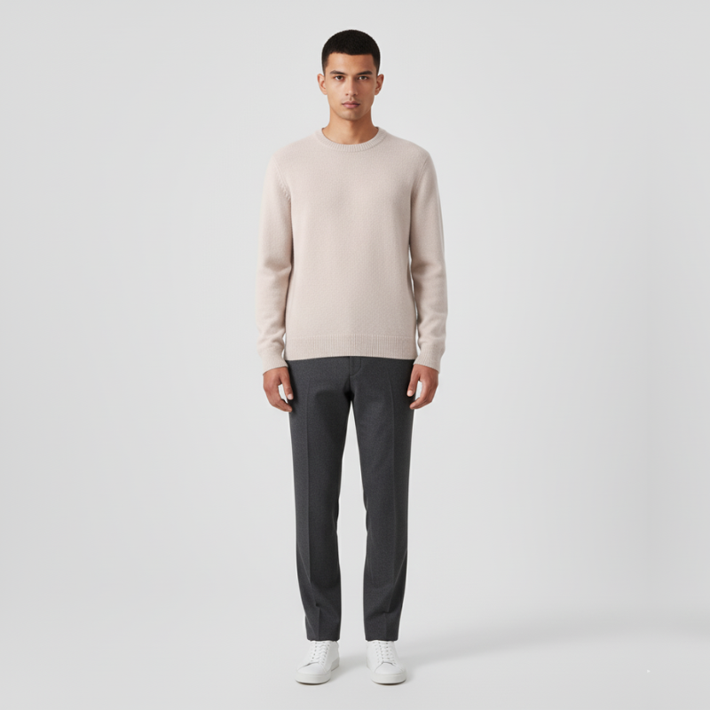 Frankie | Men’s Premium Sweater Beige