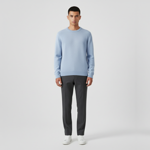 Frankie | Men’s Premium Sweater Light Blue