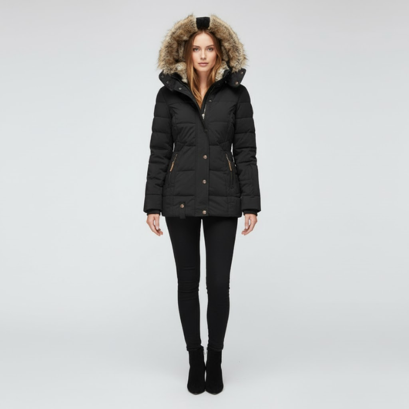 Freya | Women’s Waterproof Winter Jacket Black
