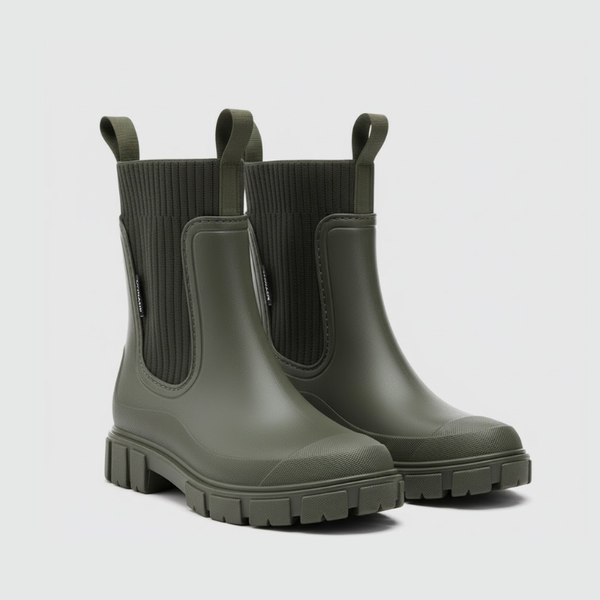 Georgia | Womens Waterproof Wellington Boots Green