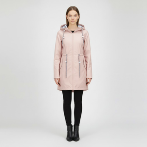 Gracie | Women's Waterproof Long Jacket Pink