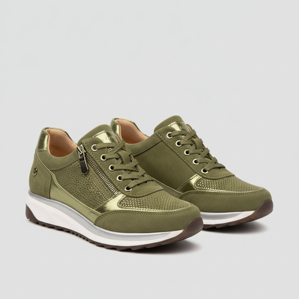 Hannah | Women’s Orthopaedic Walking Shoes Green