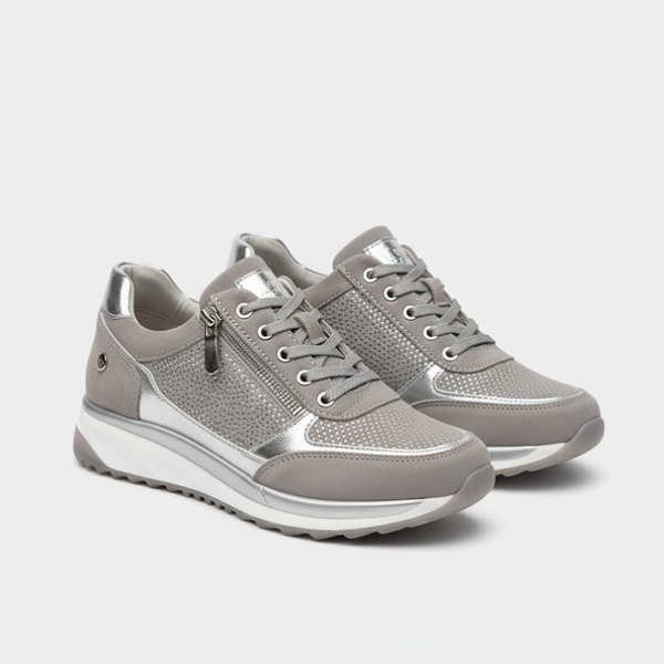 Hannah | Women’s Orthopaedic Walking Shoes Grey
