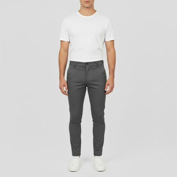 Harrison | Men’s Smart Business Pants Dark Grey