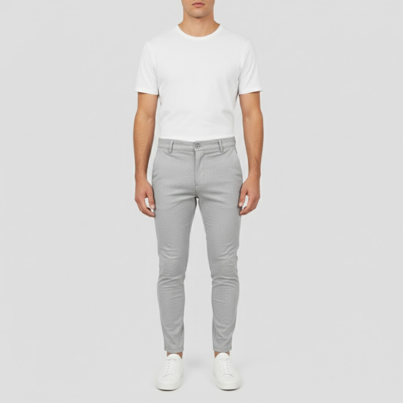 Harrison | Men’s Smart Business Pants Light Grey