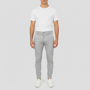 Harrison | Men’s Smart Business Pants Light Grey