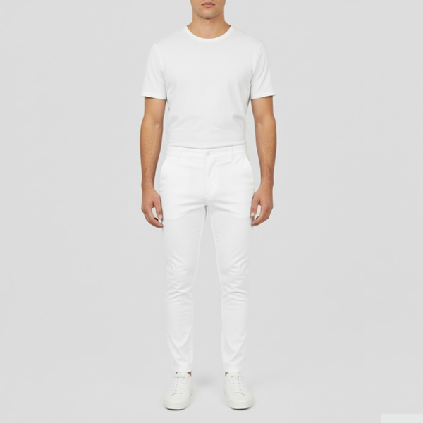 Harrison | Men’s Smart Business Pants White
