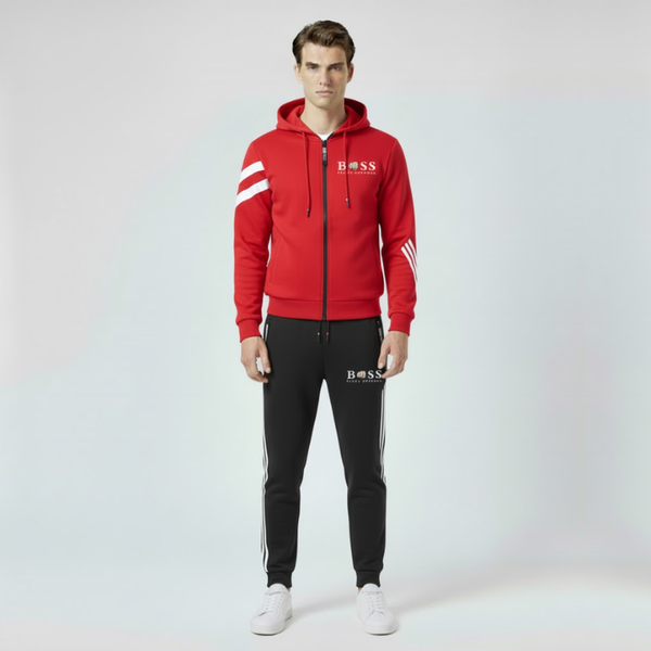 Henry | Men’s Stretch Sportswear Set Red