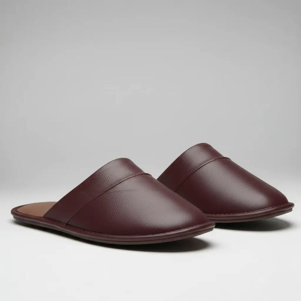 Jamie | Men’s Slip-On Indoor Slippers Brown