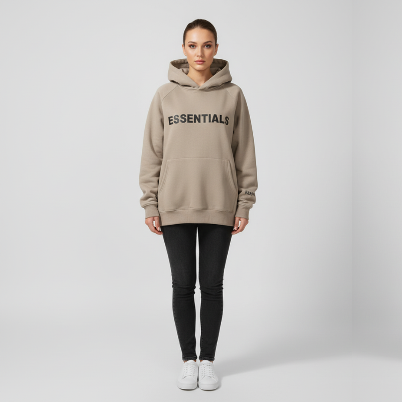 Jasmine | Women’s Hoodie with Pocket Khaki